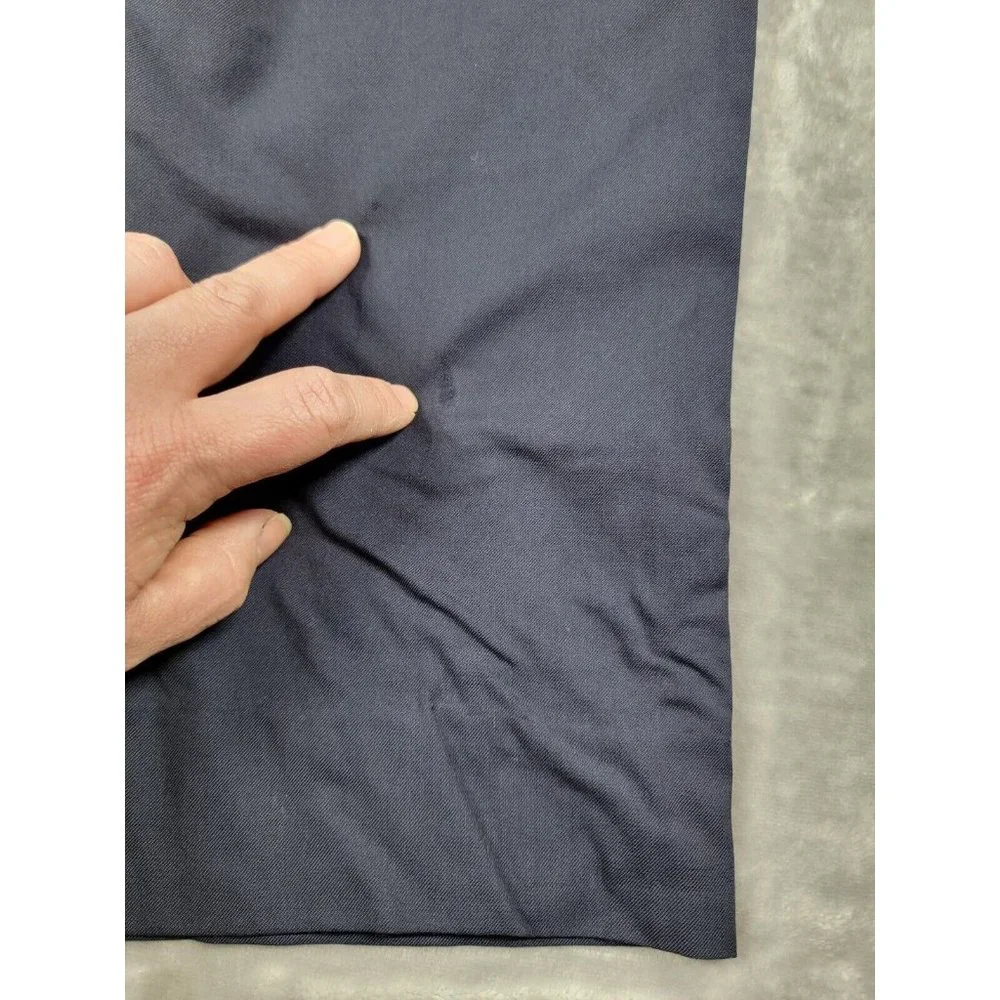 Banana Republic wool‎ blend Men's Dress Pants Size 36x26 Marzotto Slim Fit Blue